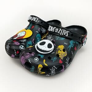Tim Burton's The Nightmare Before Christmas Jack Sally Classic Clog M6/W8 New